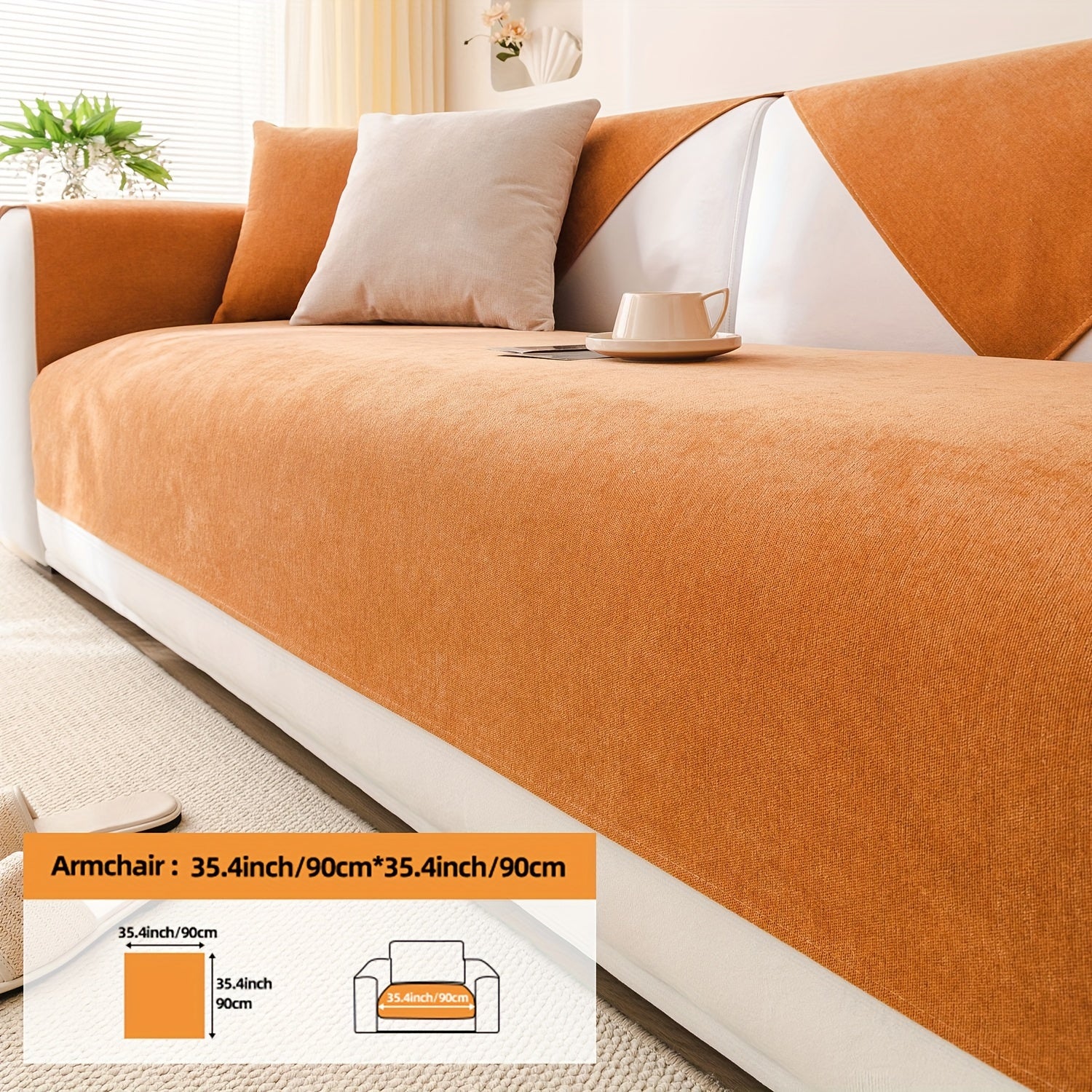 1 dona Chenille oddiy divan qoplamasi, barcha mavsumlar uchun universal qoplama, yostiq qopqog'i va orqa yostiq qopqog'ini o'z ichiga oladi. Divan yostiqlarini himoya qiladi, turli xonalar va uy bezaklari uchun mos keladi.