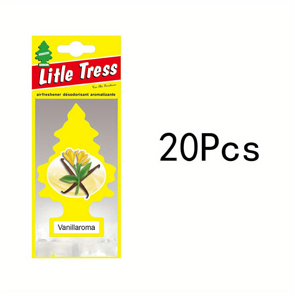 Car Air Freshener Hanging Paper Tree for Home or Vehicle Scented Decor