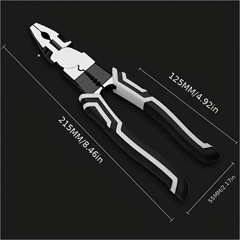 9 dyuymli sanoat ko‘p funksiyali qisqichlar, xrom vanadiyli po‘lat, elektrchi asbobi, sim kesgichlar, sim olib tashlovchilar