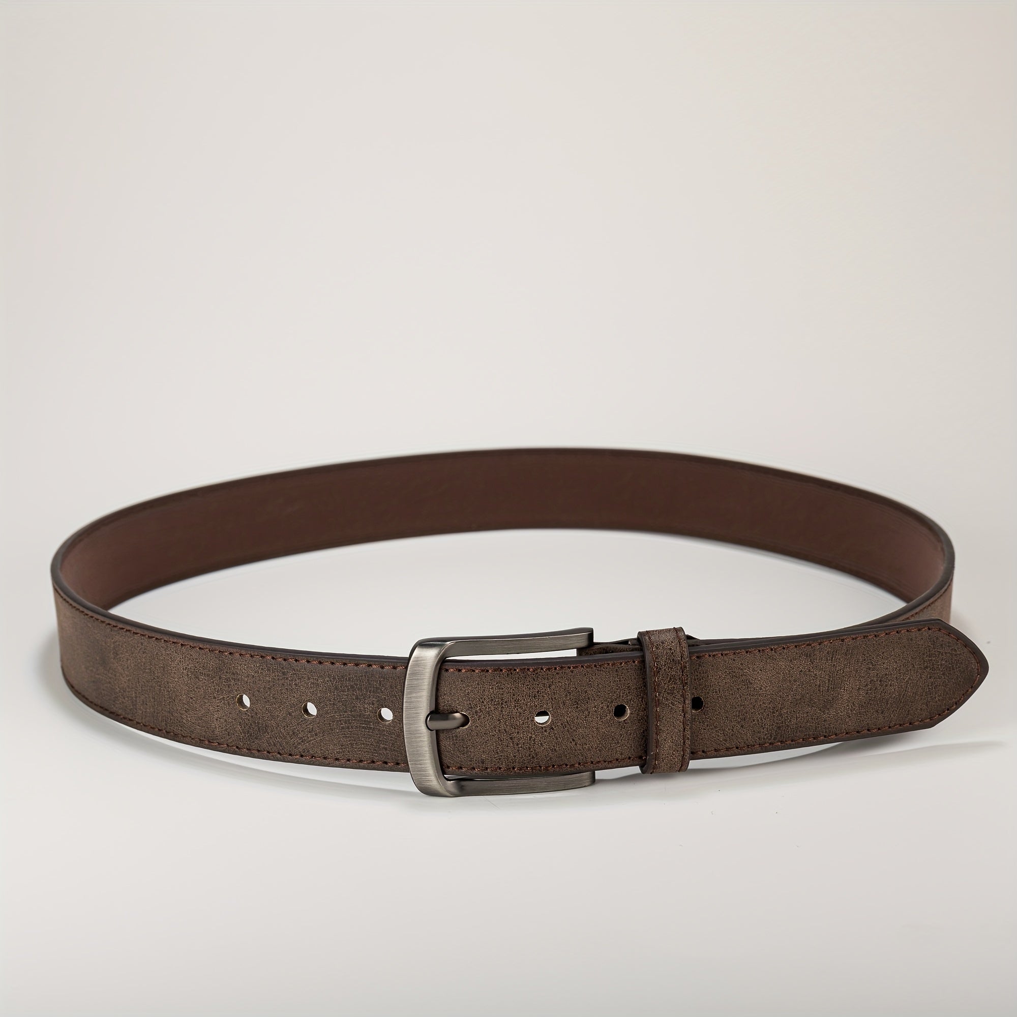 Vintage faux teridan yasalgan ayollar uchun kundalik, buzilgan PU stilidagi kamar