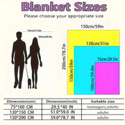 Personalized Ice Hockey Player Flannel Blanket Custom Name Soft Warm Polyester All-Season Use