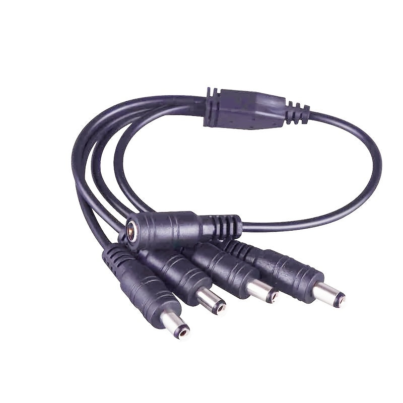 Cable de rama tipo CCTV DCY 5.5X2.1mm con núcleo de cobre para múltiples cámaras y equipos de vigilancia