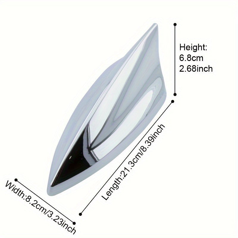 Universal Car Shark Fin Antenna, Multi-Color, Flexible Fit for Many Vehicles