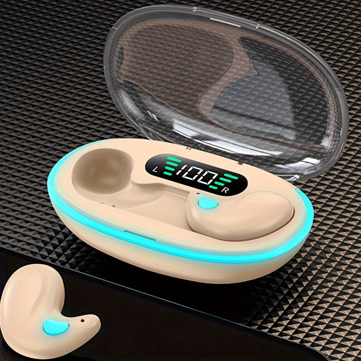 2025 Wireless In-Ear Headphones with HIFI Dolby Bass Stereo HD Calls USB Type-C Rechargeable Battery for Android iPhone Gaming Smartphone