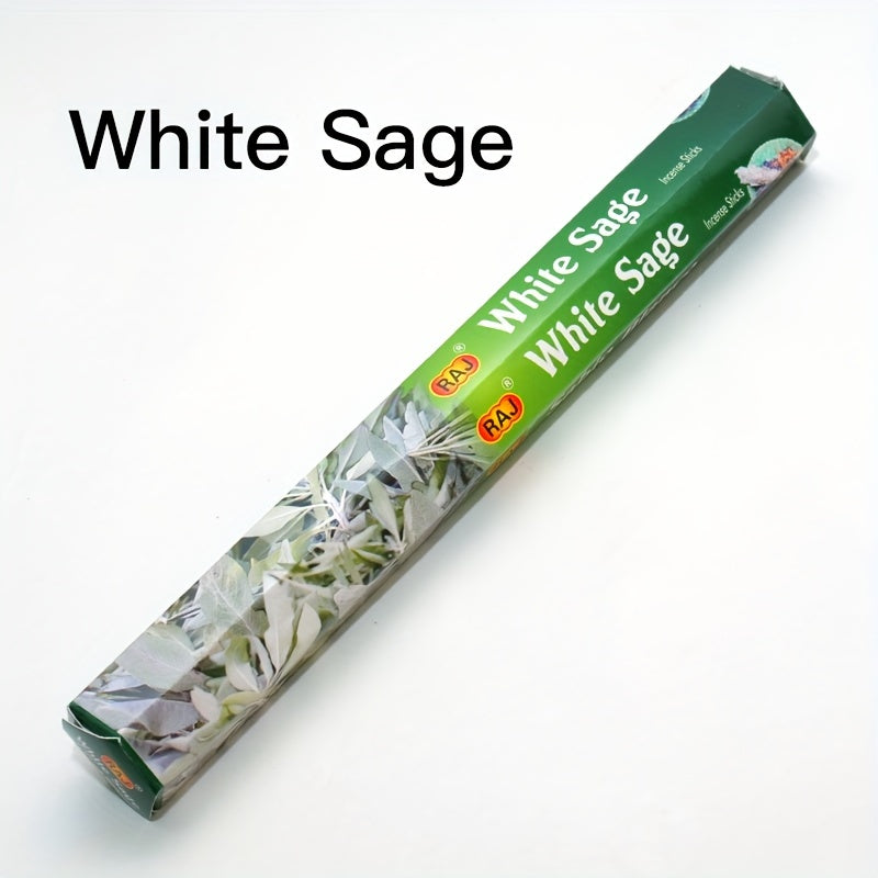 20 шт. коробка ароматерапевтических полосок с 20 благовониями различных ароматов из Индии. Идеально подходит для йоги, медитации и домашнего декора.