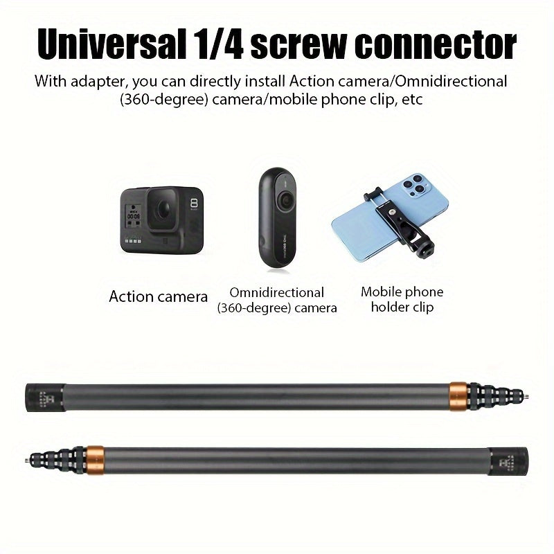 290cm Carbon Fiber Selfie Stick for Insta360 X3 One X2 One RS