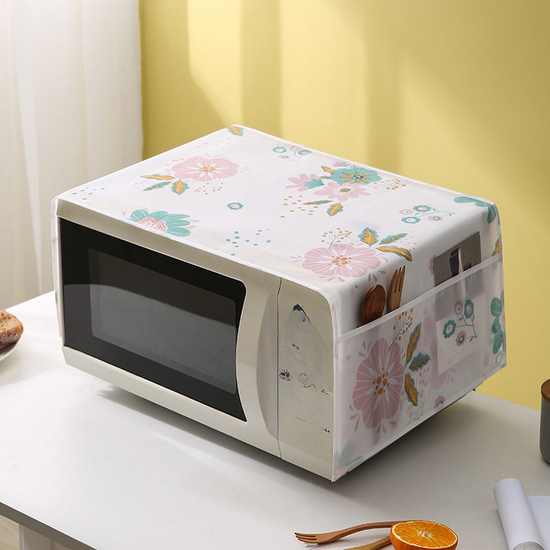 PEVA Waterproof Oven Cover Oil-Proof Plastic Protector for Household Appliances