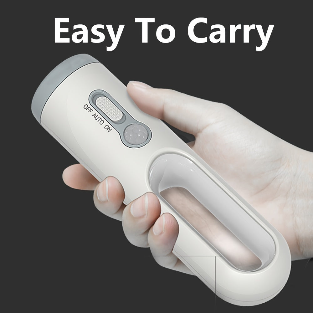 Rechargeable LED Night Light with Body Sensor and Dusk to Dawn Flashlight for Bedroom and Bathroom