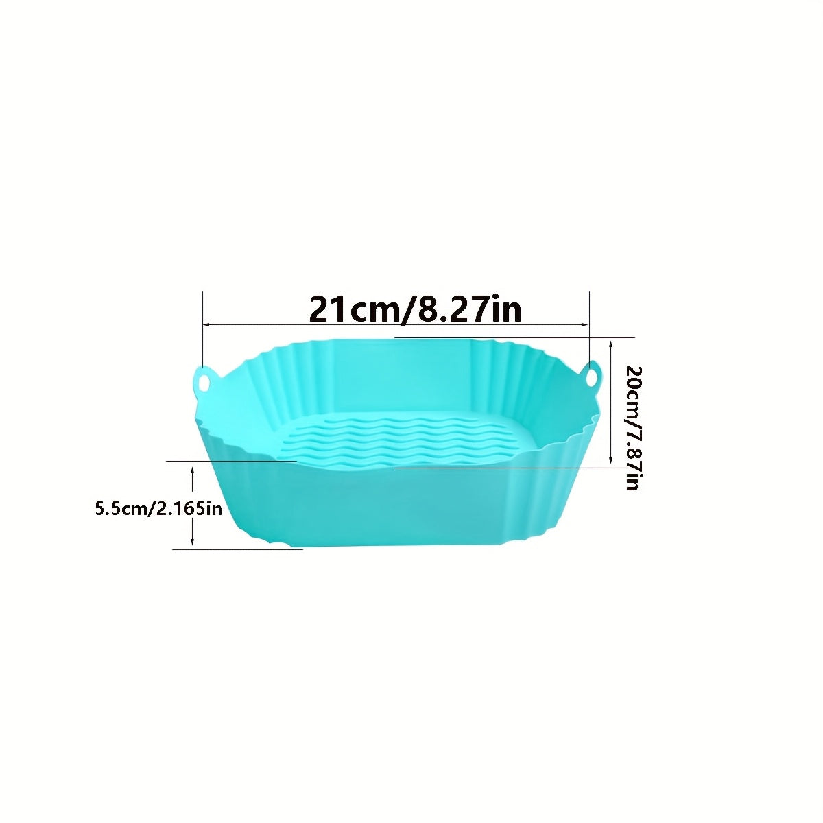 Havo fritözlari uchun yopishmaydigan silikon pishirish panolari, pishirish, qovurish va mikroto'lqinli pechda ishlatish uchun mos.