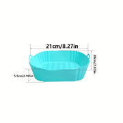 Havo fritözlari uchun yopishmaydigan silikon pishirish panolari, pishirish, qovurish va mikroto'lqinli pechda ishlatish uchun mos.