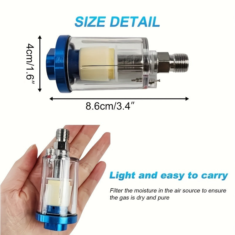 Регулятор воздушного фильтра с манометром и сепаратором влаги для краскопультов