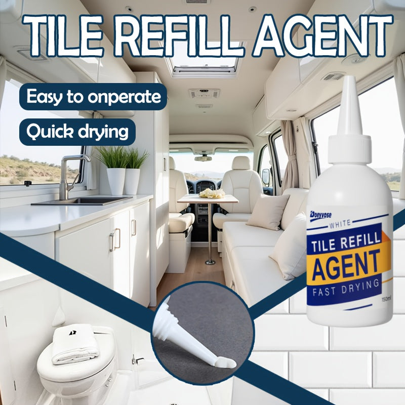 Tile Grout Filler for Floors and Walls, Durable, Easy to Apply, Interior Exterior