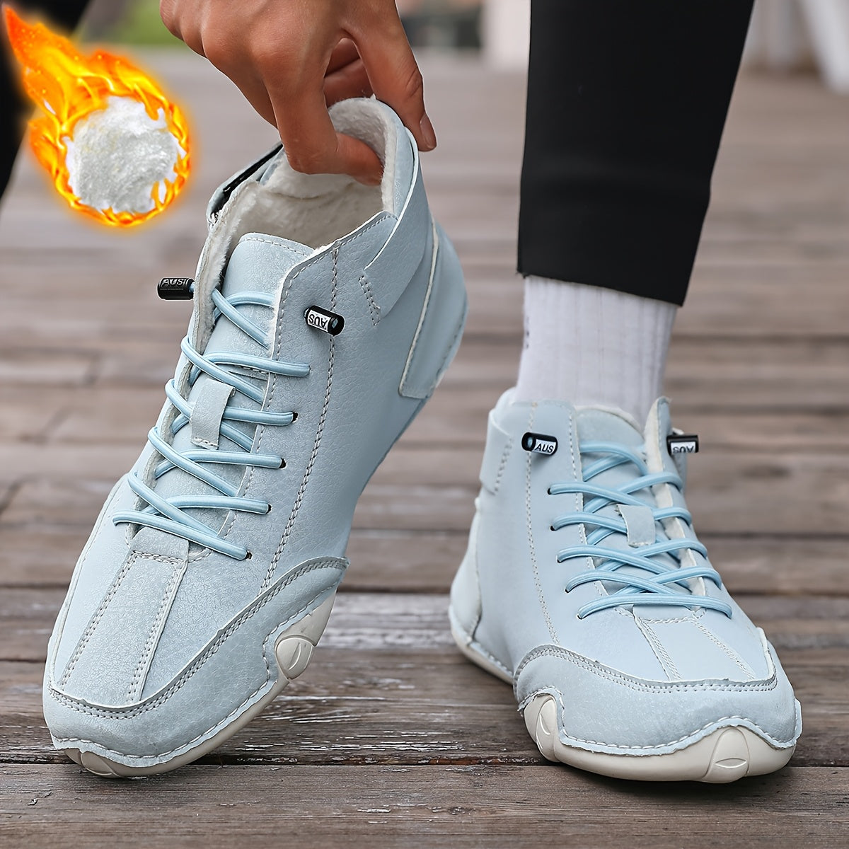 Women’s Winter Ankle Boots Synthetic Cushioned Non-Slip Casual Stylish