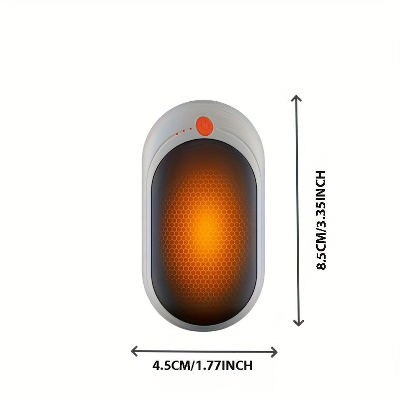 Rechargeable Hand Warmers 2-Pack with USB Charging, 3 Heat Levels, Portable