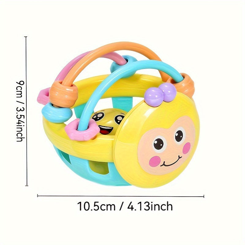 Sensory Rattle and Teething Balls for Babies 0+ Soft ABS Mixed Color