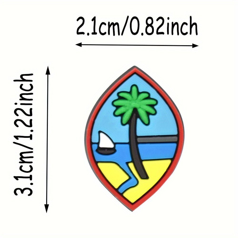 Unisex Plastic Shoe Charms 30pcs Fruit Watermelon Pineapple Sea Life