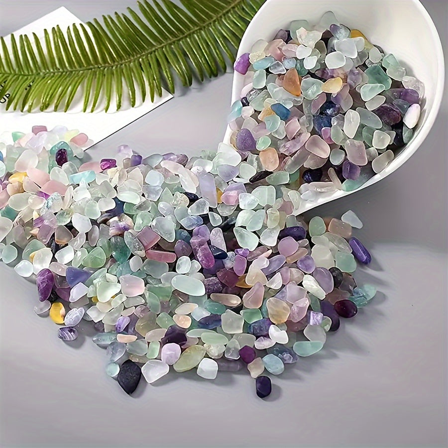 Natural Fluorite Chips for Succulents Fish Tanks Terrariums Decorative Stones 50g 100g