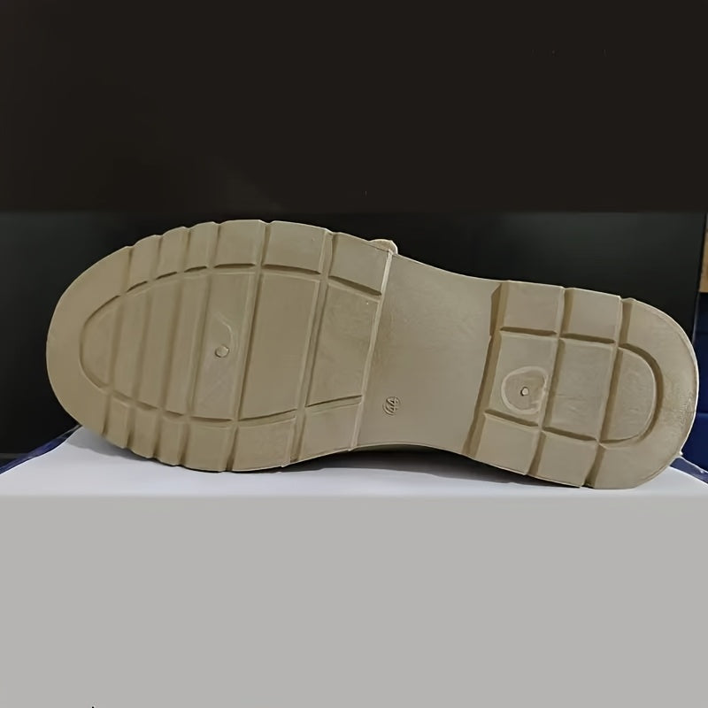 Men's Low-Top Skateboarding Sneakers Casual Running Hiking Non-Slip PU Fabric