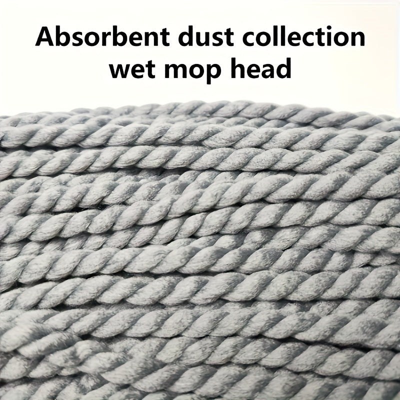 Juda O'ziga Jalb Qiluvchi Kulrang Mikroto'qima Mop O'rnini Bosuvchi Bosh - Tez Quriydigan, Dog'larga Qarshi Turi va Uzoq Muddatli