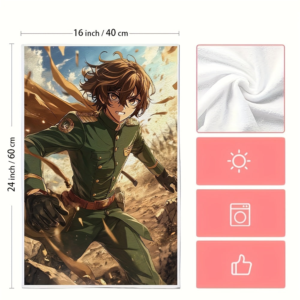 Anime Boy Kitchen Towels Set Absorbent Dish Towels for Holiday Decor