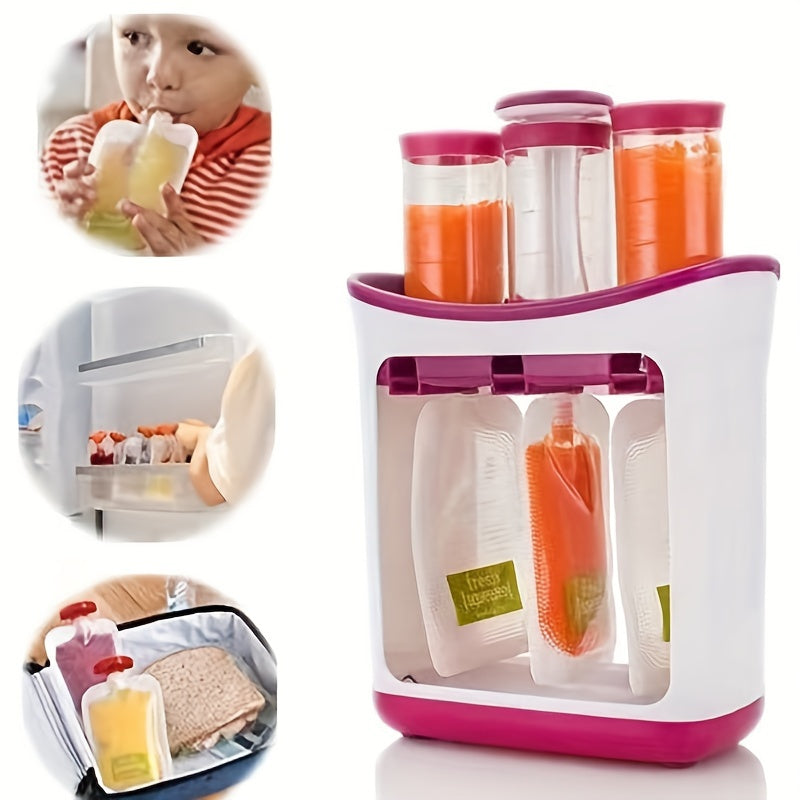 Kitchen Fruit Puree Extruder Manual Food Maker with Storage Bags