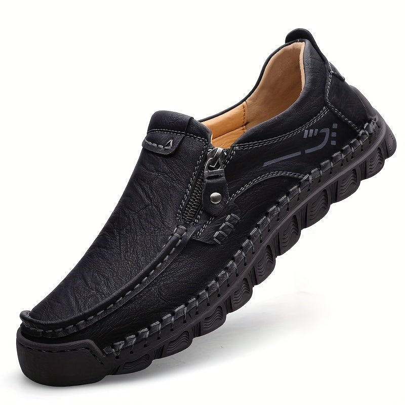 Men's Casual Loafers Non-Slip Rubber Sole Microfiber Synthetic Leather All-Season