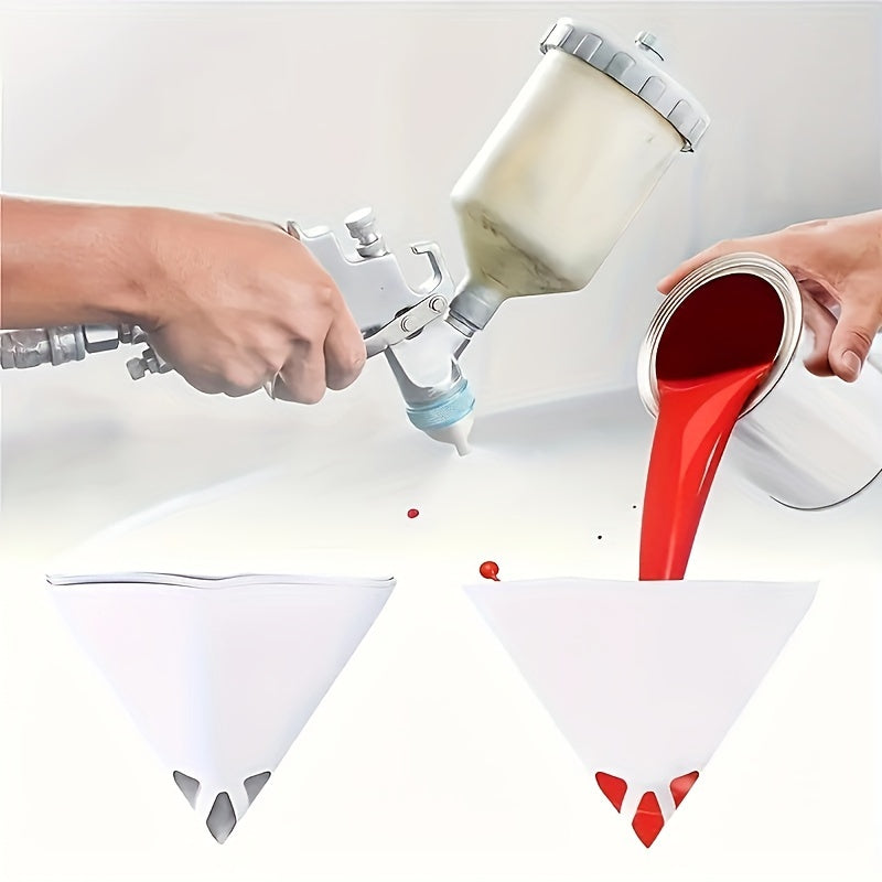 20/50 Pcs Spray Gun Paper Funnels Paint Filter Impurities Tool