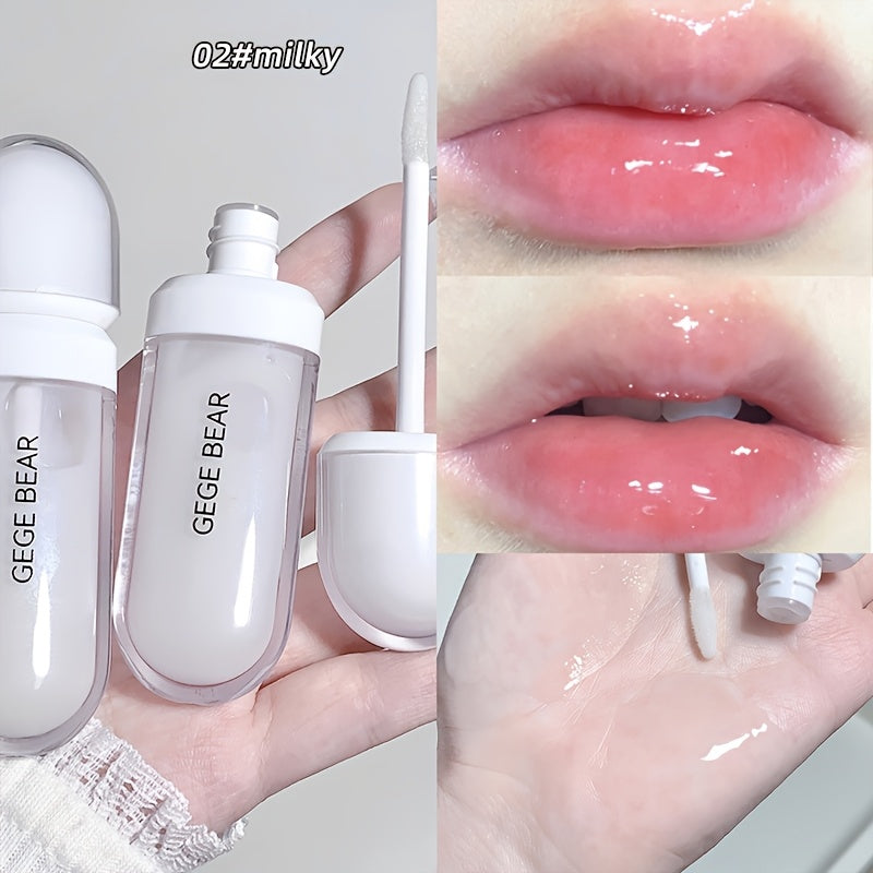 Hydrating Clear Lip Gloss Nourishing Moisturizing Mirror-Glass Finish