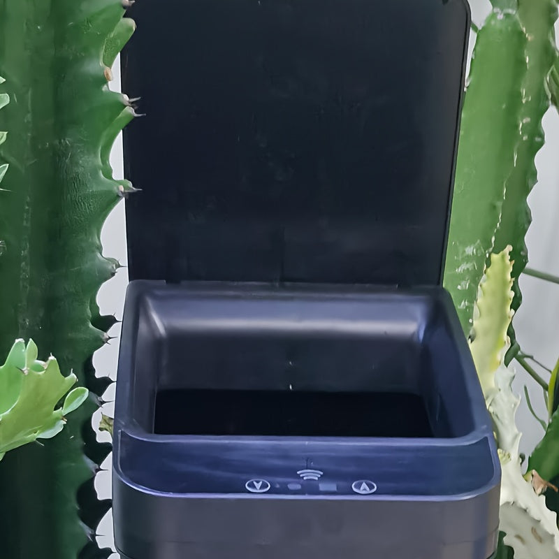 Kick sensing qopqog'iga ega aqlli axlat qutisi, oshxona, hammom va yotoq xonasi uchun ideal.