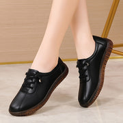 Women's Slip-On Loafers Soft Sole Casual Shoes Black All-Season