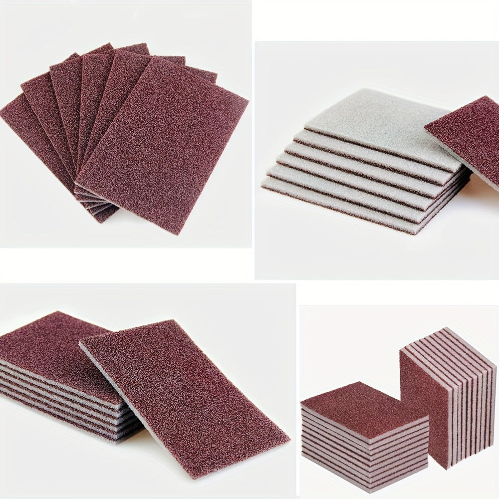 Kuchuk uchun 16 ta katta Carborundum tozalash padlari to'plami