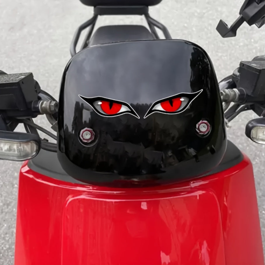 Monster Eyes Vinyl Car Decals for Vehicles and Accessories Glossy Finish