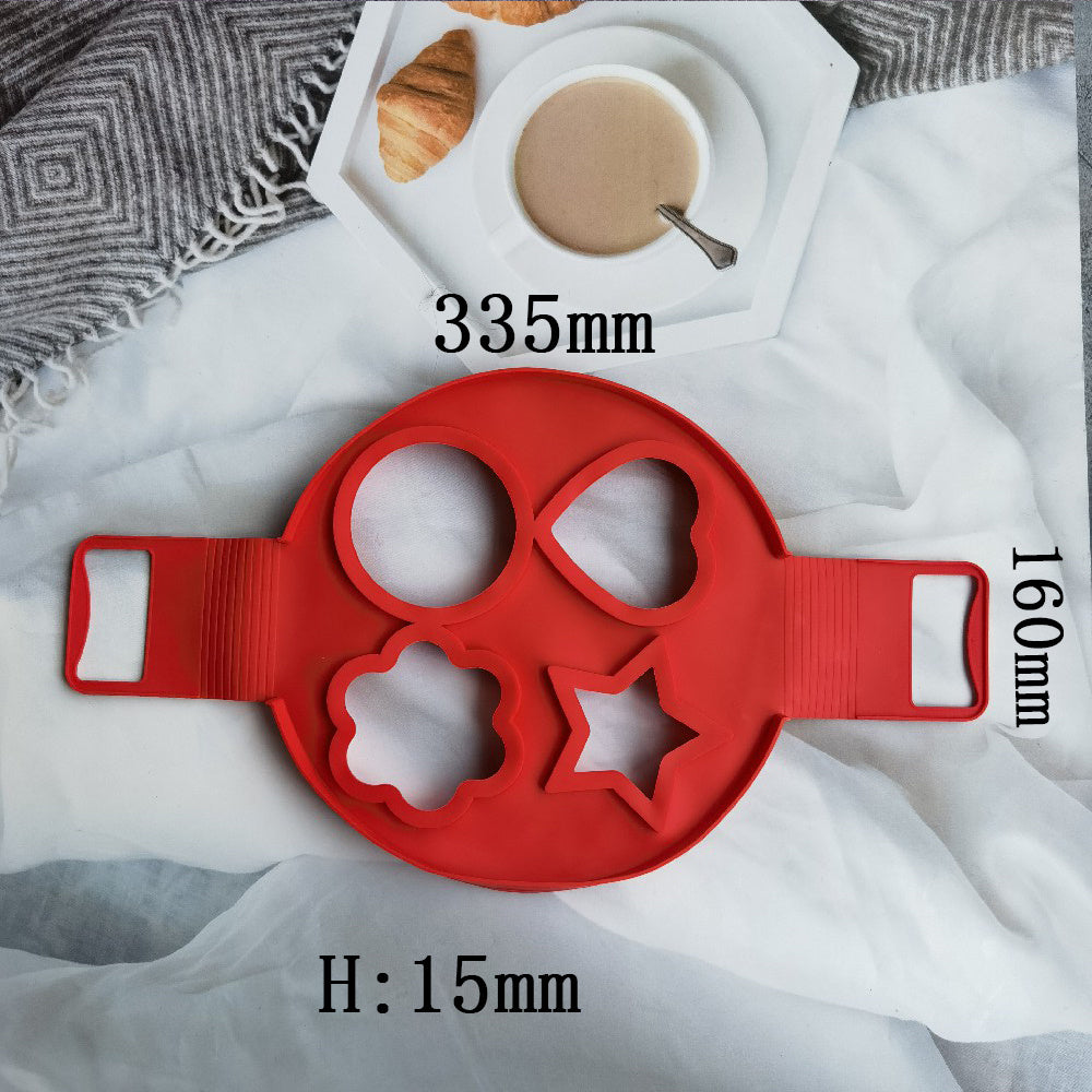 Silicone Egg Cooker Nonstick Pancake Mold Egg Ring for Omelets and Fried Eggs