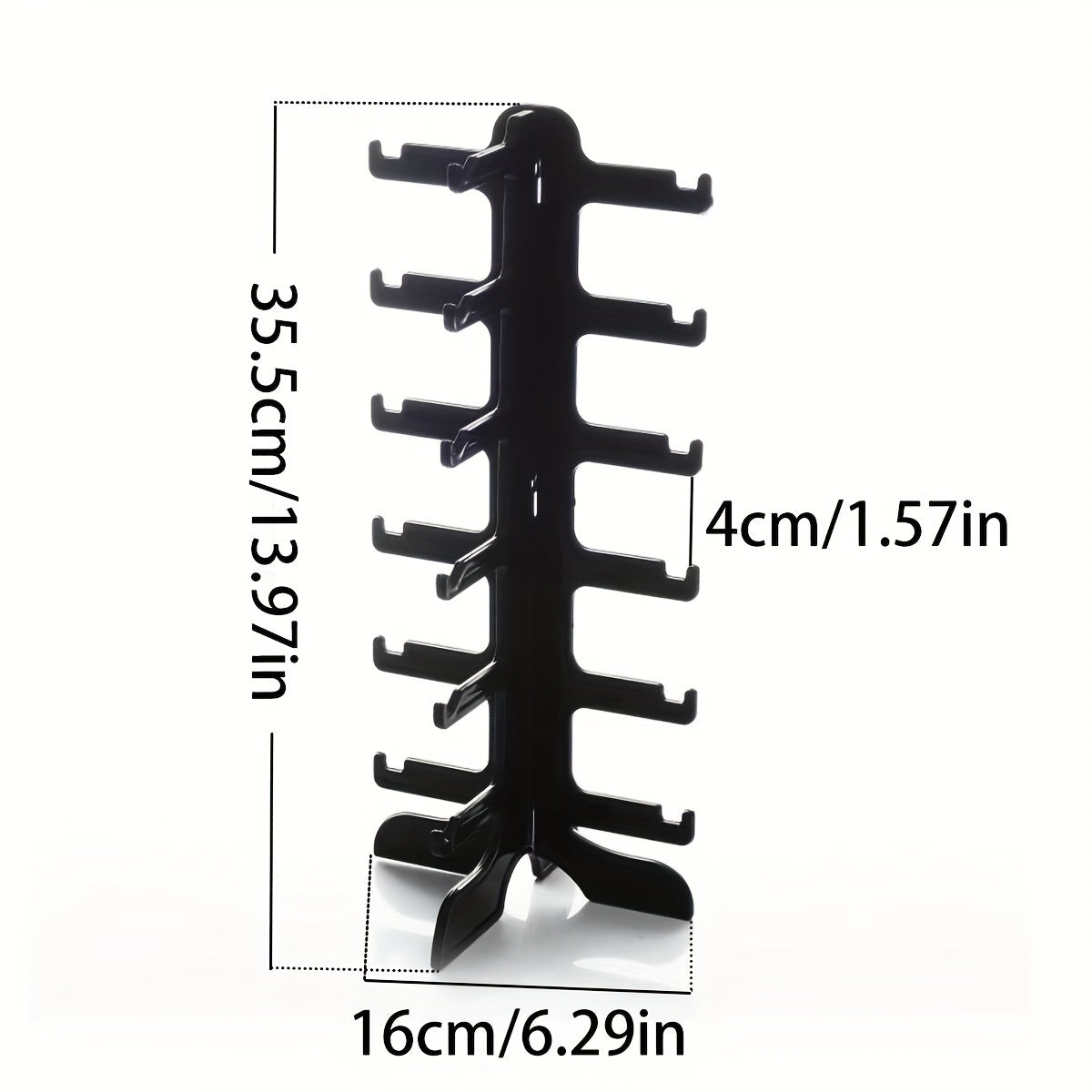 Oyna saqlash racki stol usti uchun, tishli dizayni bilan, sirpanmaydigan ko'rsatish tashkilotchisi erkaklar va ayollar uchun