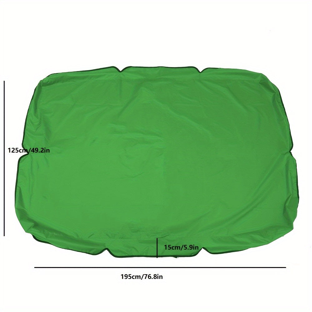 Waterproof Sun-Resistant Patio Swing Canopy Cover 190T Polyester Taffeta