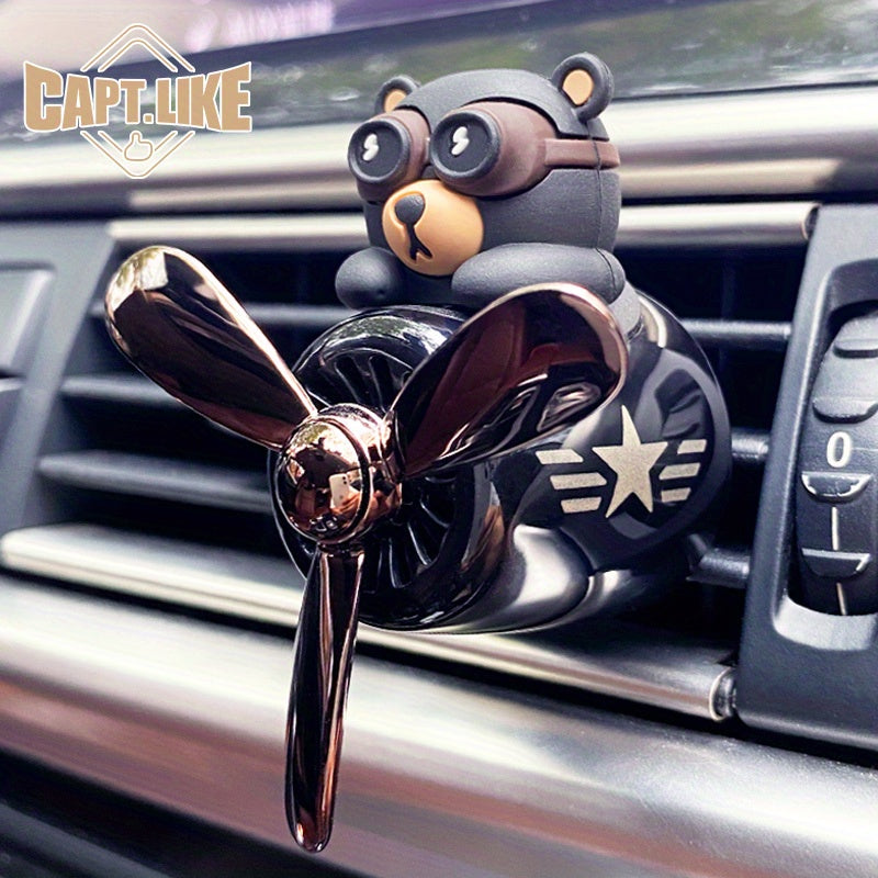 It yuragi uchun avtomobil havo tozalovchi havo ventilatsiya klipi, chiroyli multfilm it, ichki bezak