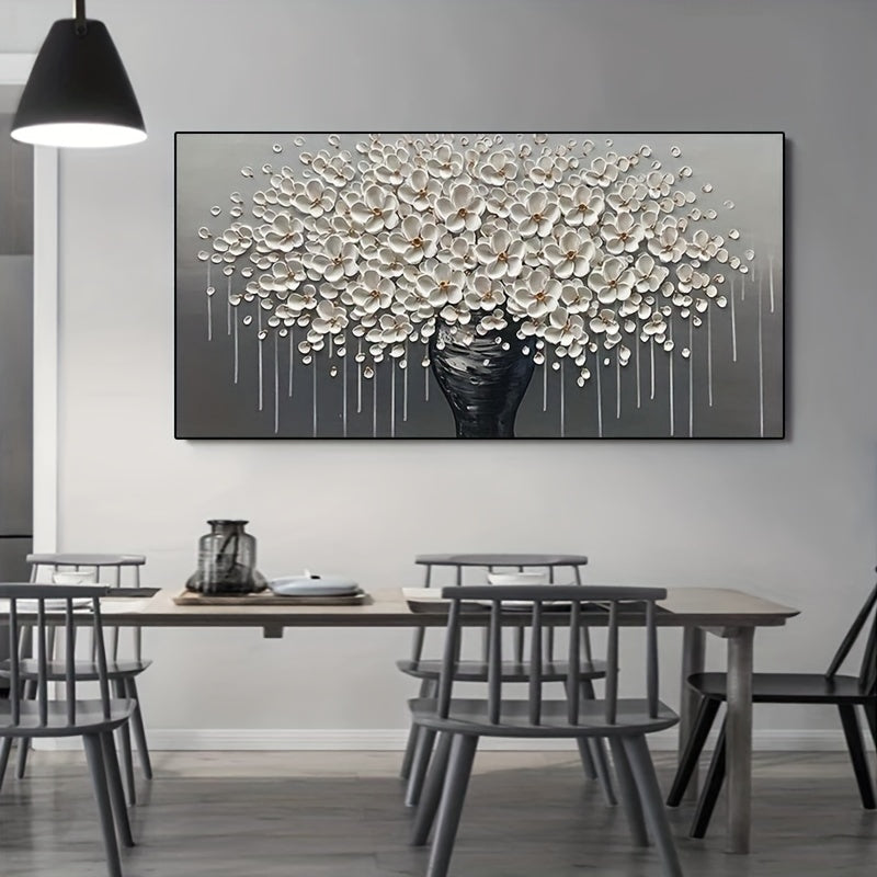 Abstract Golden Tree Flower Canvas Wall Art for Modern Living Room Decoration