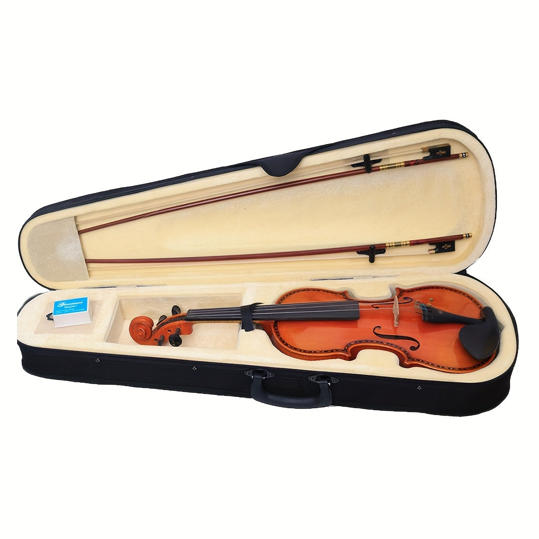 Red and Beige Waterproof Oxford Cloth Violin Case Moisture-Proof Portable