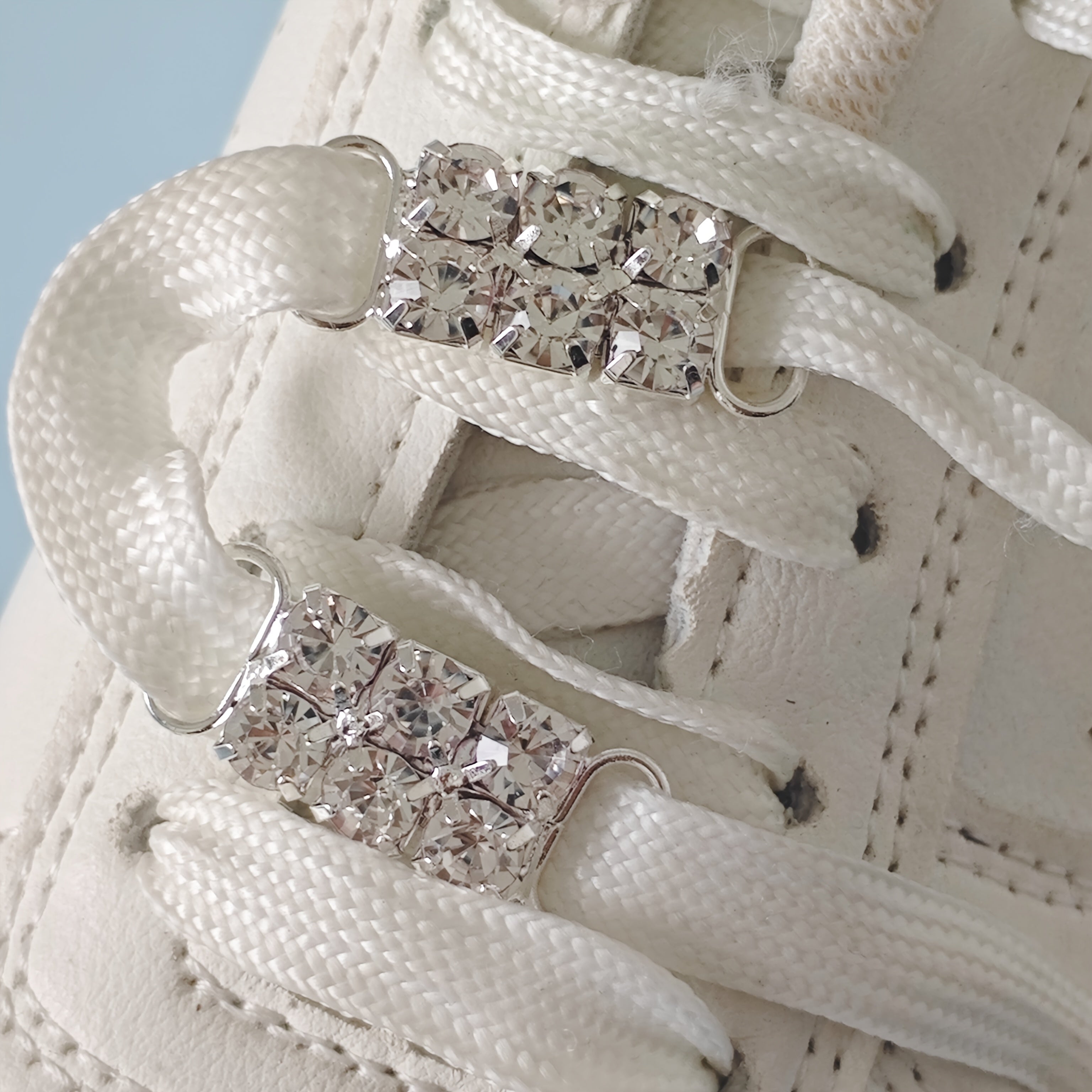 Women's Rhinestone Shoe Laces, Glamorous Decoration for Casual and Sports Shoes