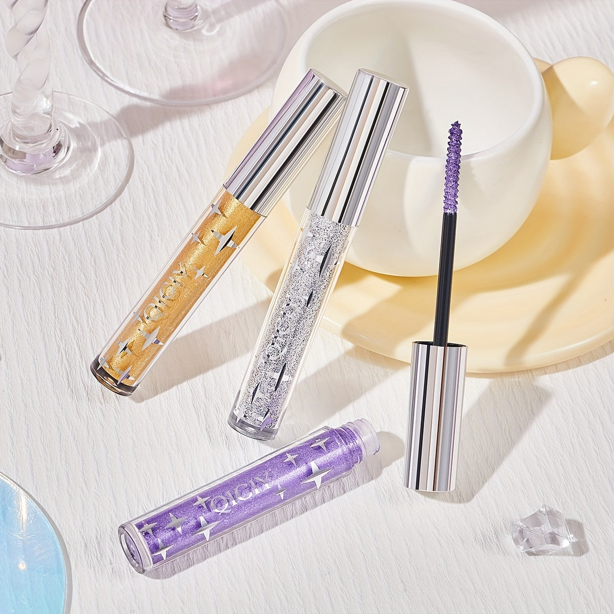 Women's Sparkling Diamond Mascara Waterproof Long-Wear Gift