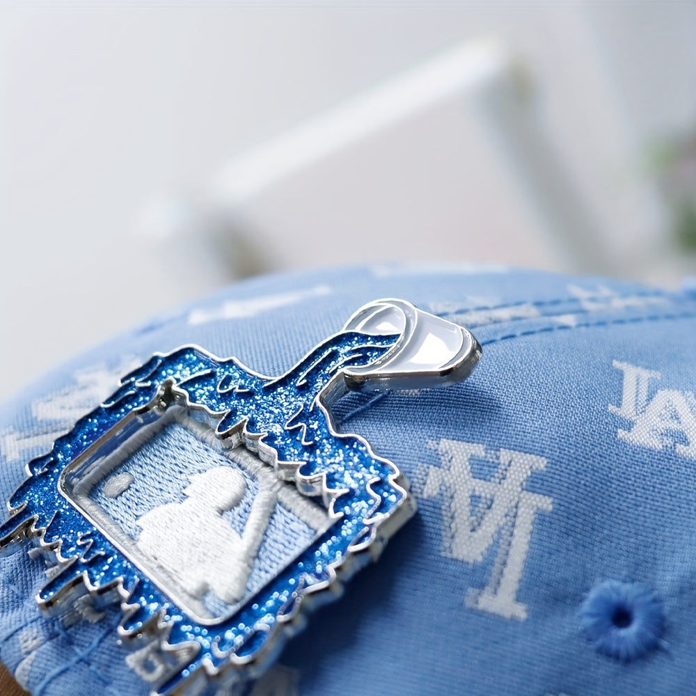 Metall shlyapa pin kvadrat suv stakan bezaklari baseball shapka uchun