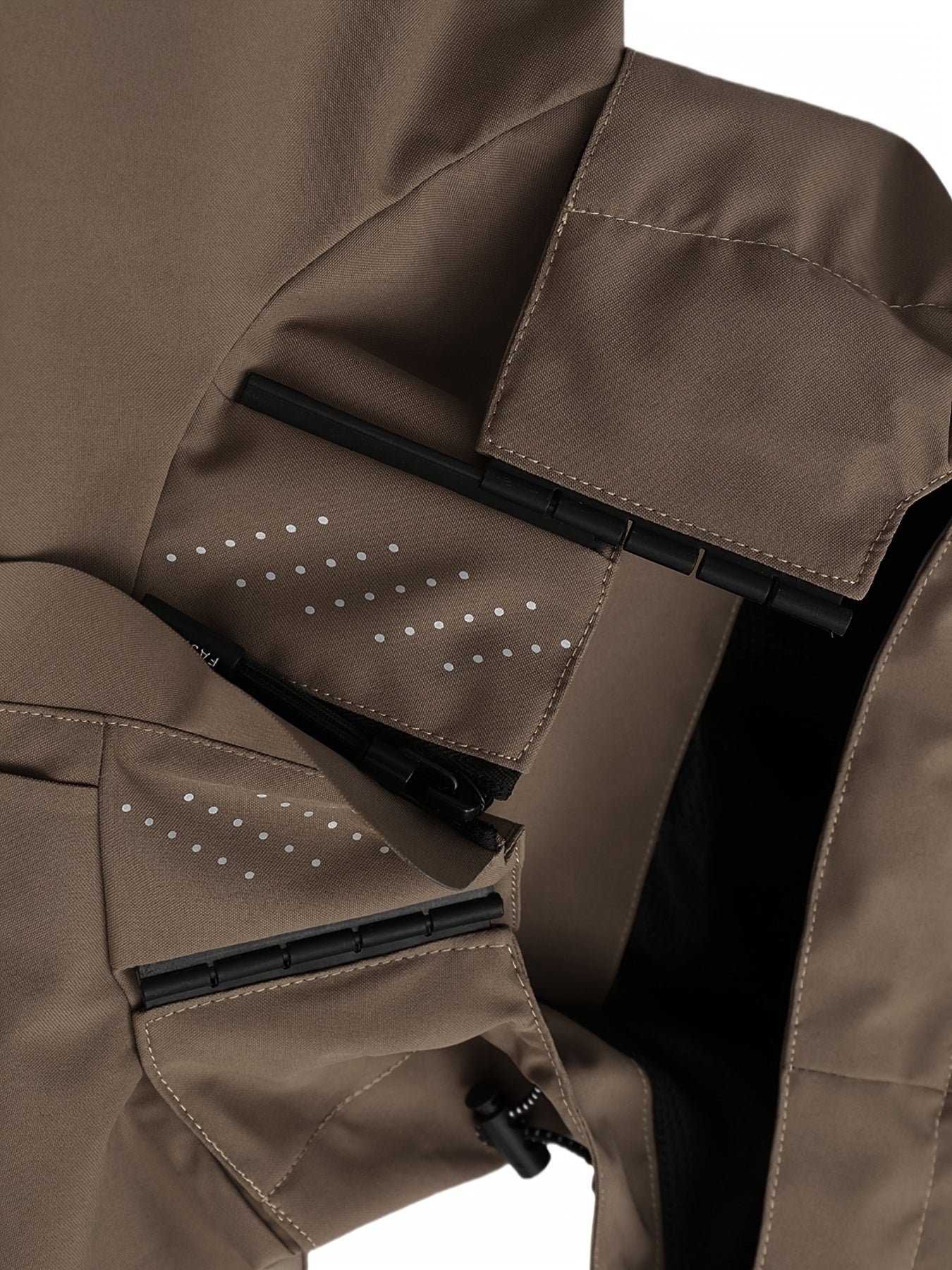 Men's Waterproof Hooded Rain Jacket for Hiking Lightweight Polyester Outdoor Windbreaker