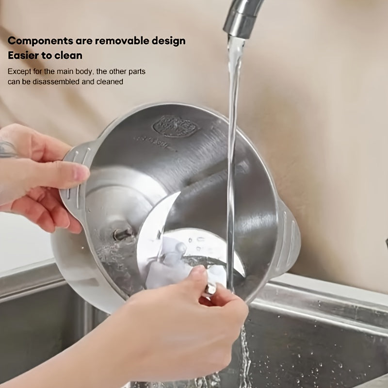 Food processor stainless steel 6 blades chopping grinding juicing 5L 3L