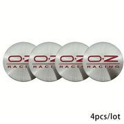 4Pcs Car Wheel Center Hub Caps 56mm 2.2in Alloy Fit Oz Racing Emblems