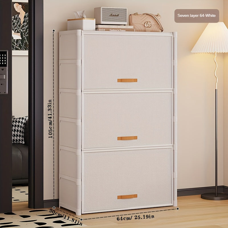 Организуйте свою обувь с легкостью — 5/7-уровневая полка для обуви с пылезащитным чехлом, простая сборка — идеально подходит для хранения дома и в шкафу