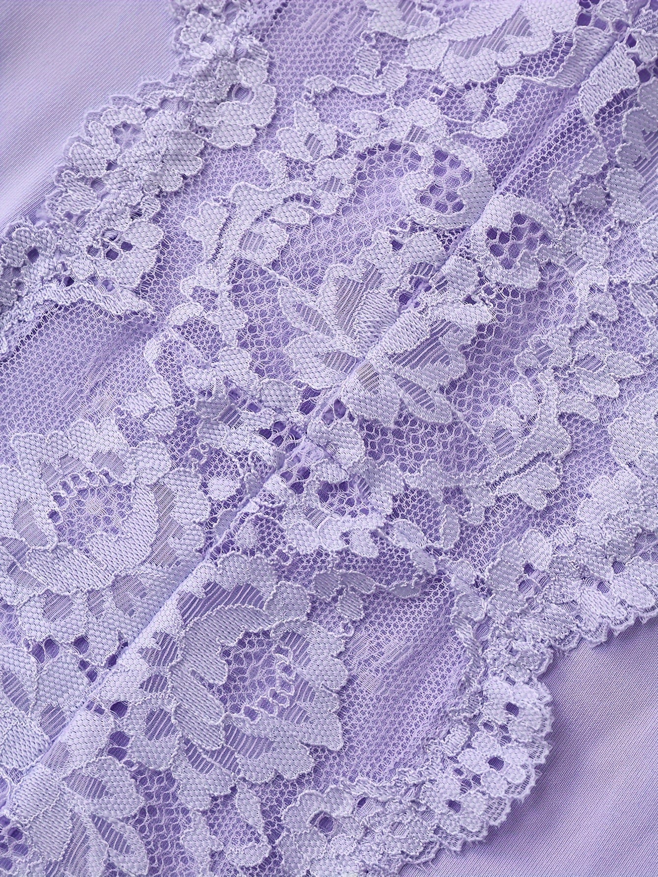 Lavender Lace Bodysuit for Women Lingerie