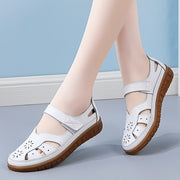 Women's Flats with Soft Sole and Ankle Belt for Casual Wear