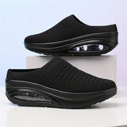 Women's Summer Casual Slip-On Mesh Open-Toe Slippers with Cushioned Sole