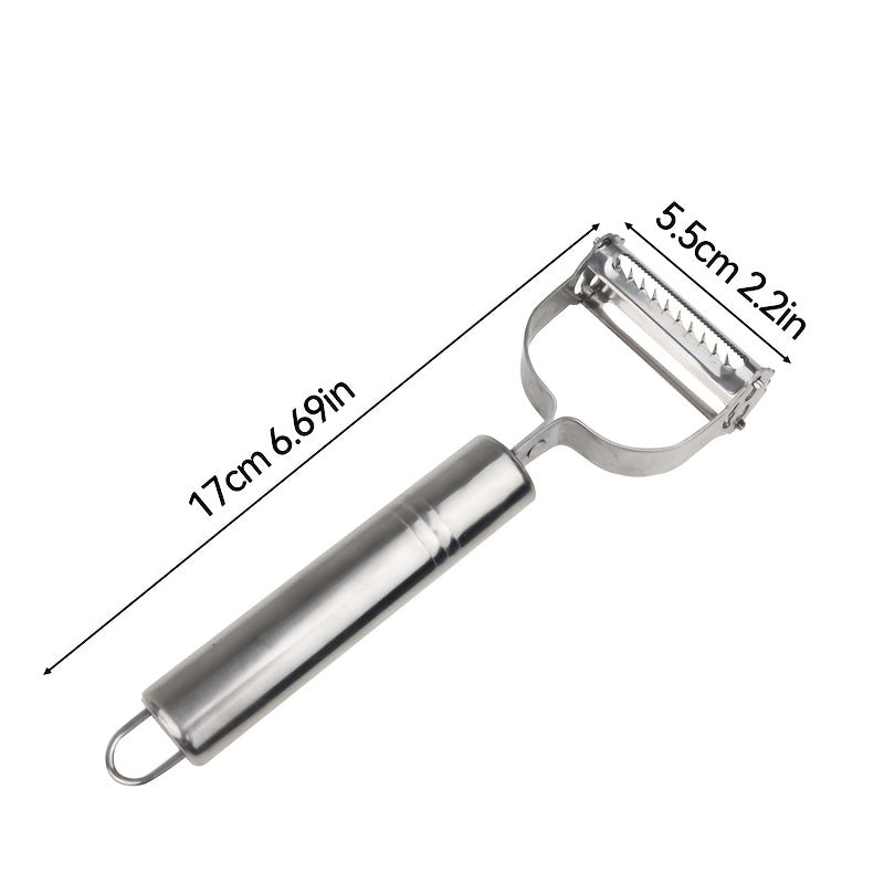 Rallador de cocina de acero inoxidable para frutas y verduras, manual, uso en restaurante