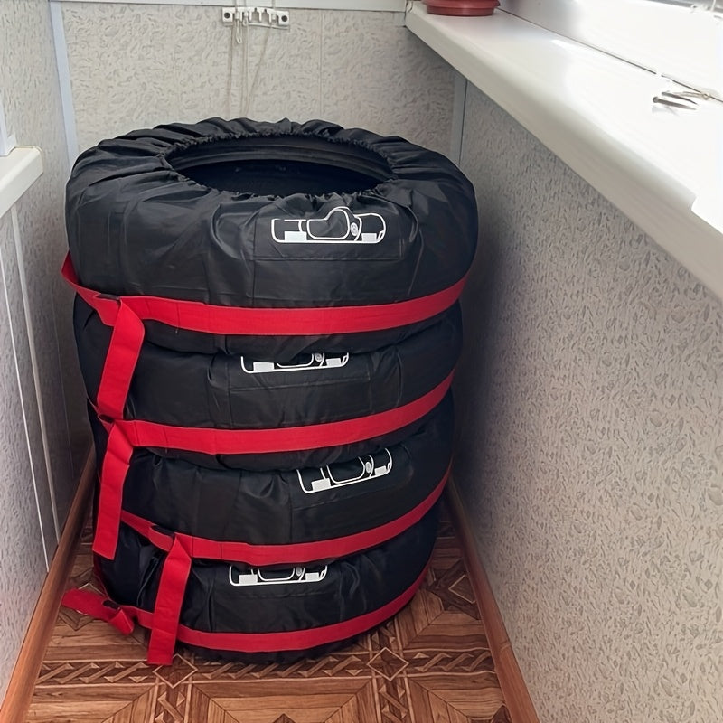 Cubierta de neumático de poliéster premium a prueba de polvo y nieve para almacenamiento de neumático de repuesto